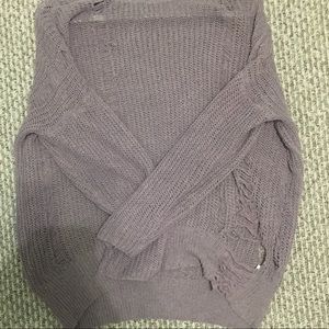 SHEIN ripped sweater